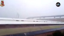 Así fue la caída del puente en Genova