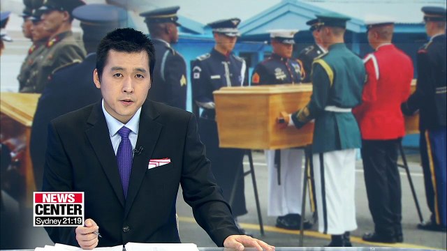 UN Command repatriates a corpse of N. Korean soldier back to the North Tuesday at Panmunjom