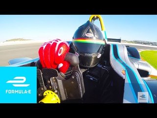 What Does NASCAR's Patrick Carpentier Think Of The Formula E Car? - Valencia Onboard
