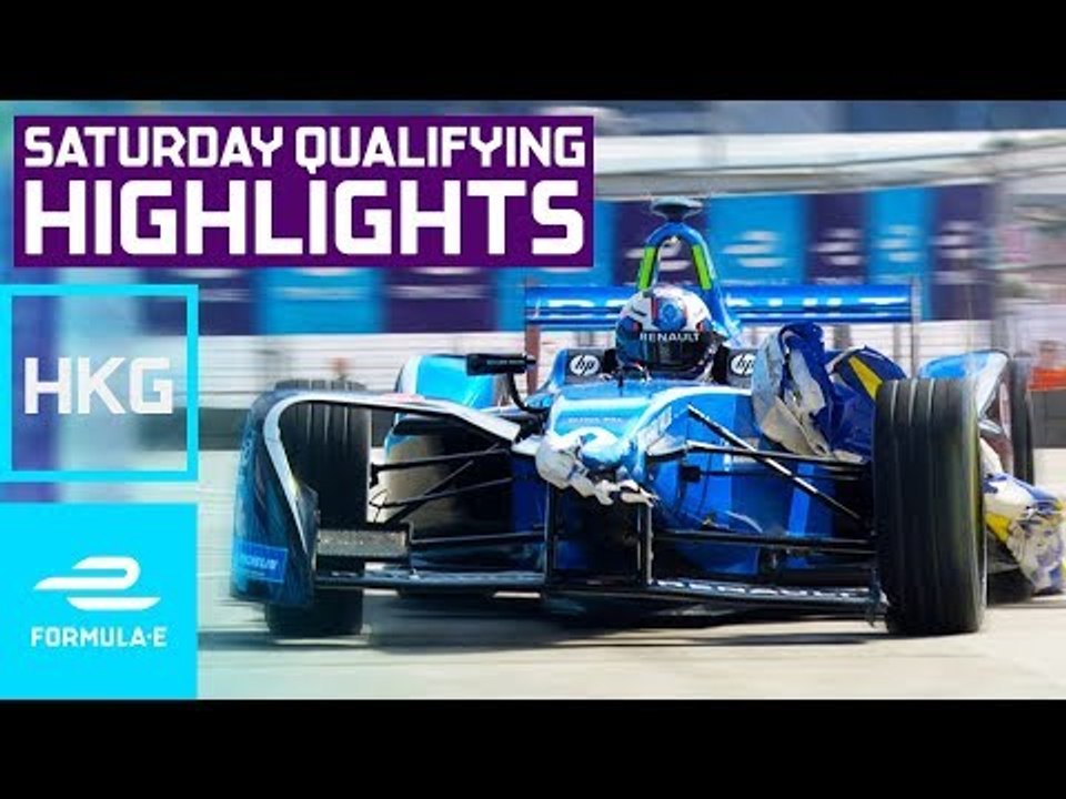 2017 HKT Hong Kong EPrix Saturday Qualifying Highlights Formula E