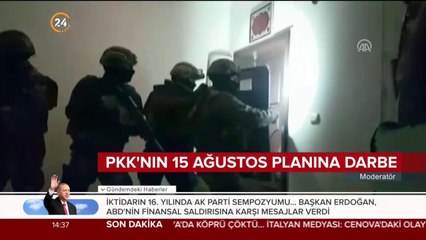 14 adrese operasyon düzenlendi