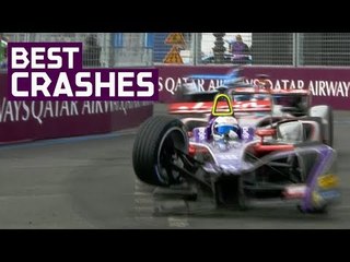 Best Crashes, Spins, Slides and Saves! | 2018 Qatar Airways Paris E-Prix