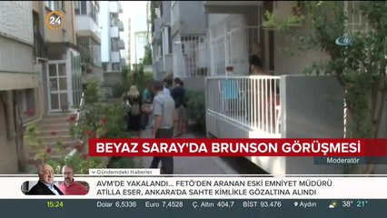 Beyaz Saray'da Brunson görüşmesi