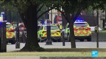 Driver arrested for terrorism offences after incident outside UK parliament