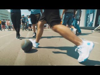 Street Racing Meets Street Soccer - Football Trickery In New York City
