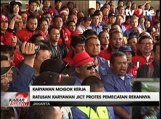 Ratusan Karyawan JICT Protes Pemecatan Rekannya