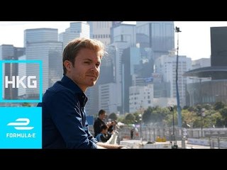 Nico Rosberg Visits Formula E in Hong Kong