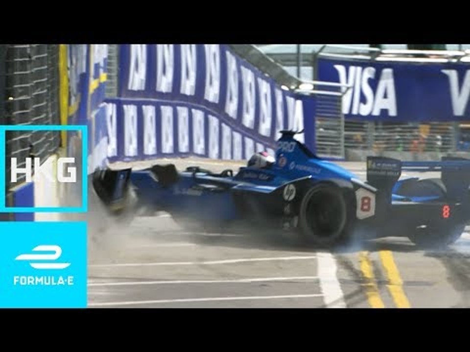 Best Crashes, Spins, Slides and Saves! | 2017 HKT Hong Kong E-Prix