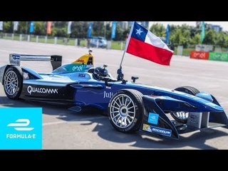 Formula E Comes To Chile! Santiago Street Demo With Eliseo Salazar