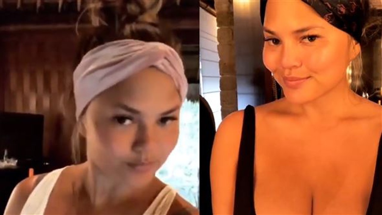 Chrissy Teigen trägt Stirnbänder - und alle drehen durch