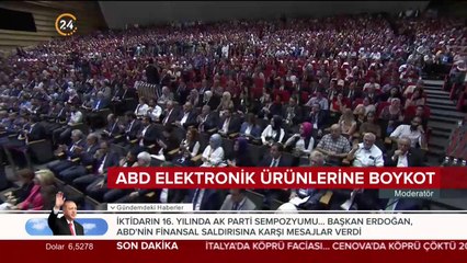 ABD elektronik ürünlerine boykot