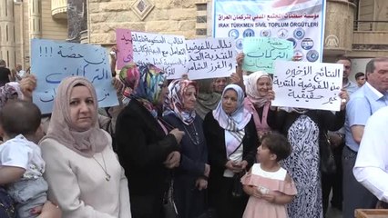 Kerkük'teki Türkmenlerden "Elle Oy Sayımı Sonuçlarına" Tepki