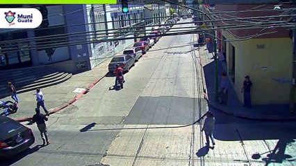 Accidente de tránsito en 5ta y 3ra avenida zona 1