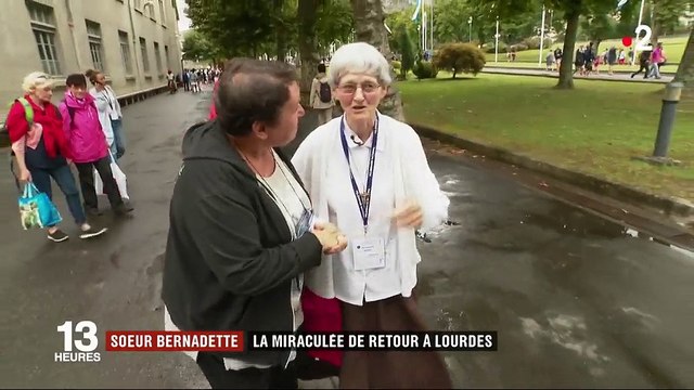 Lourdes : sœur Bernadette, miraculée, de retour pour donner de l'espoir au malade