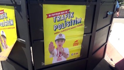 Bayramda Hatalı Araç Kullanan Anne ve Babaları Düdük ile Çocukları Uyaracak