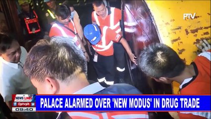 NEWS: Palace alarmed over new modus in drug trade