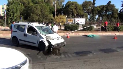 Mersin'de Ölümlü Kaza! Kaza Anı Görüntüleri Kamerada