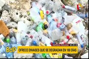 Empresa peruana ofrece envases biodegradables elaborados con caña de azúcar