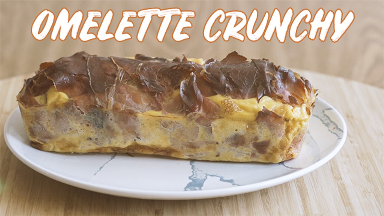 Omelette crunchy