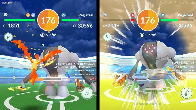 DOUBLE GOTCHA REGISTEEL RAID BOSS (POKEMON GO RAID BOSS LEVEL 5 LEGENDARY REGISTEEL)