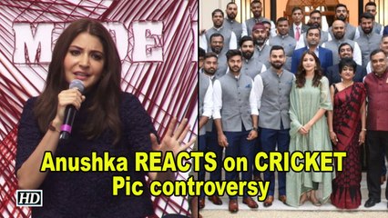 Anushka REACTS on her CRICKET Pic controversy with Virat