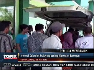 Mengamuk, Seorang Pemuda Lukai Sejumlah Anak