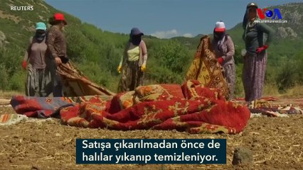 Antalya’da Binlerce Halı Eskitilmek İçin Güneşe Serildi