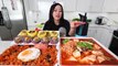 Spicy Korean Soup + Kimchi Fried Rice MUKBANG | Eating Show
