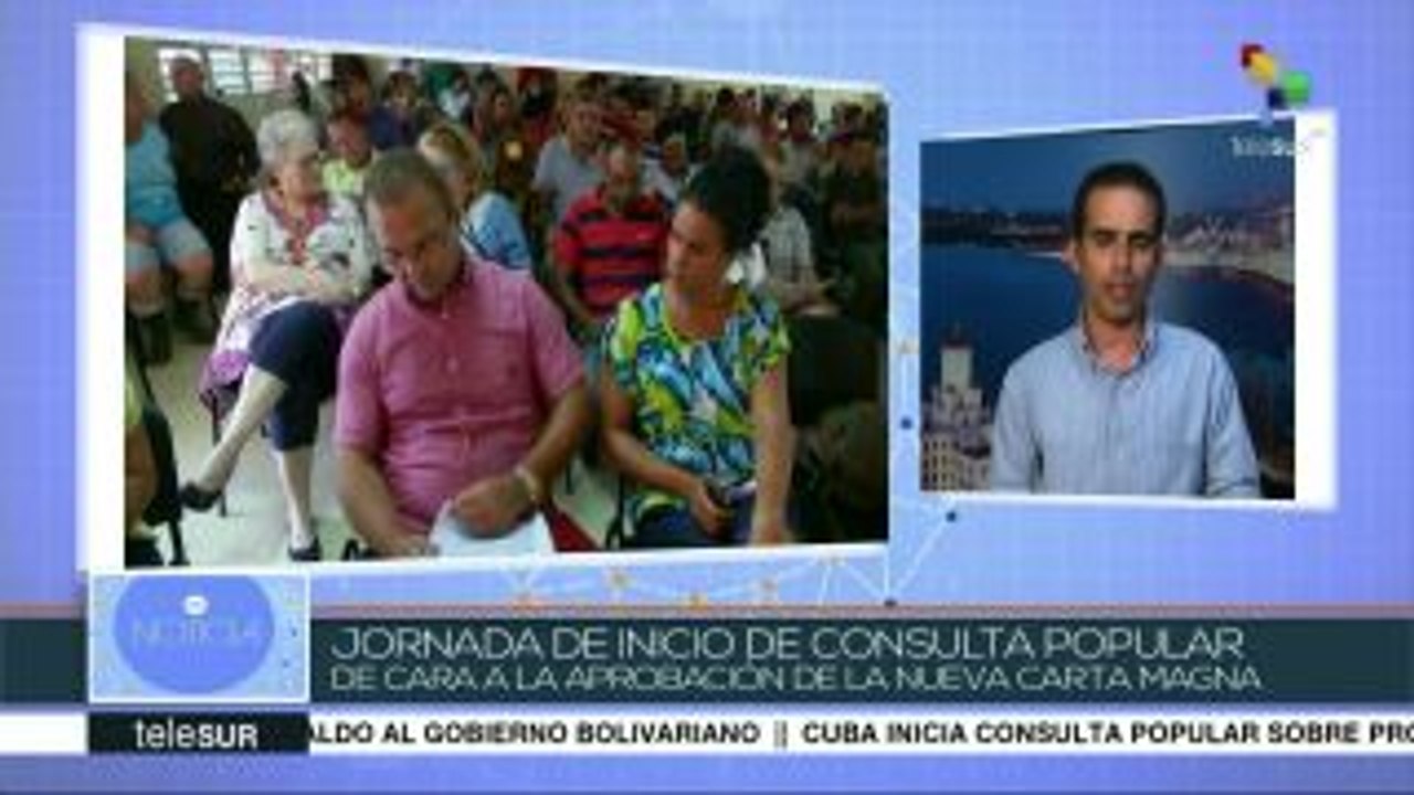 Cuba inicia consulta popular para modificación de Carta Magna