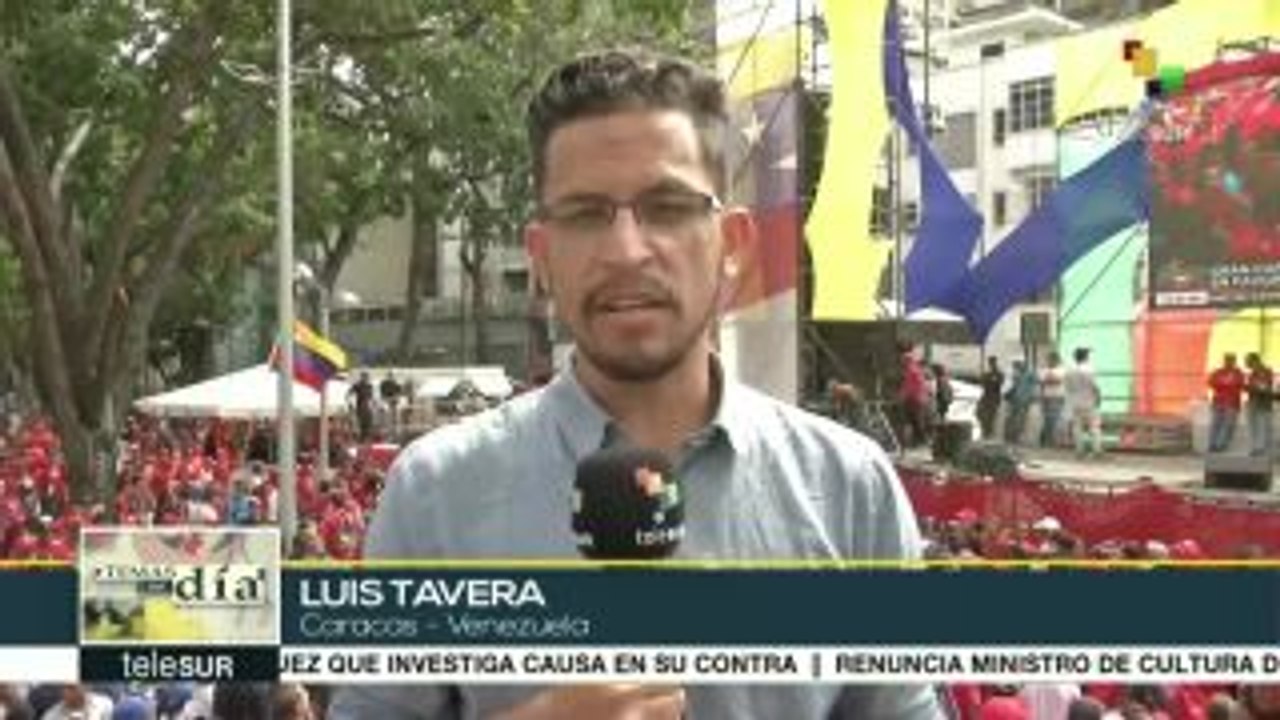 Venezuela: movilización en respaldo al presidente Nicolás Maduro