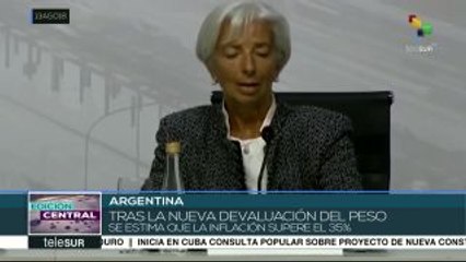 Gobierno argentino recibe con "brazos abiertos" a misión del FMI