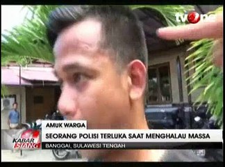 Massa Bakar 4 Rumah Keluarga Pelaku Penusukkan di Sulteng