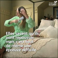 Un bonnet pour éviter la chute des cheveux durant le cancer.