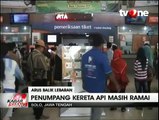 Arus Balik di Stasiun Solo Balapan Masih Ramai