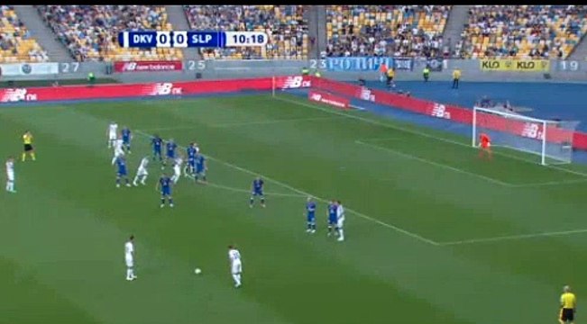 Dyn. Kiev 1 - 0 Slavia Prague 14/08/2018 Verbic B. (Tsygankov V.), Dyn. Kiev Super Amazing Goal 11' Champions league Qualif HD Ful Screen .
