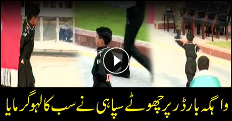 Children enthrall with spectacular parade at Wagah Border