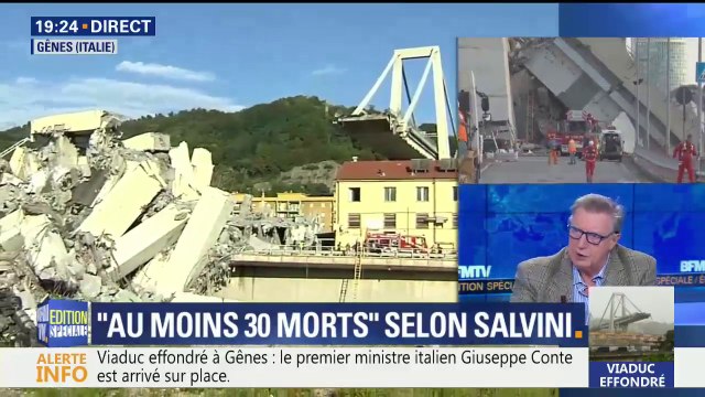Viaduc effondré à Gênes: On peut se demander si le tunnel de la vallée de la Maurienne est en mesure de résister , suggère le journaliste italien Alberto Toscano