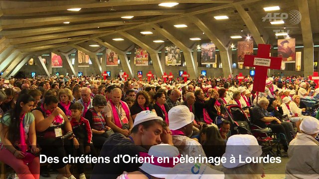Des chrétiens d'Orient en pèlerinage à Lourdes