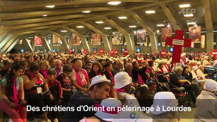 Des chrétiens d'Orient en pèlerinage à Lourdes