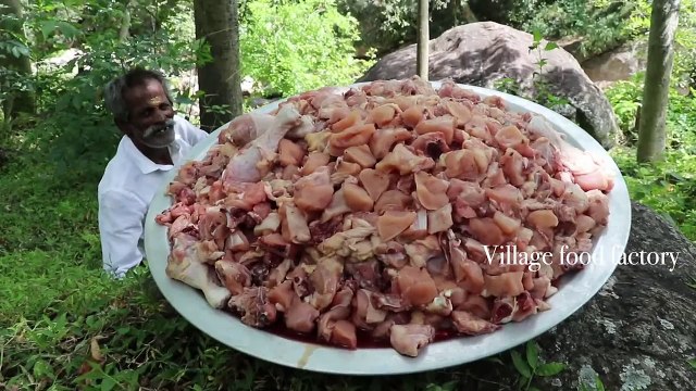 15 KG Butter CHICKEN Recipe prepared by my Daddy ARUMUGAM / Village food factory