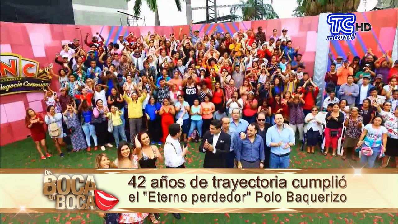 Polo Baquerizo junto a sus amigos y compañeros de toda la vida celebró sus 42 años de trayectoria