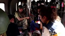 Diyarbakır Yaylada Doğum Sancısı Başlayan Kadın, Askeri Helikopterle Hastaneye Getirildi