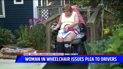 Wheelchair-Bound Woman Begs for People to Stop Blocking Handicap Parking Areas