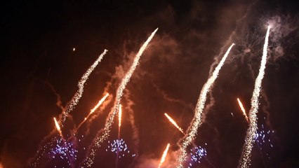 LE CREUSOT : Feux d'artifices St-Laurent 2018