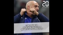 L'entraîneur du Stade Lavallois menace un journaliste