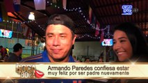 Armando Paredes nos revela que se convertirá nuevamente en padre