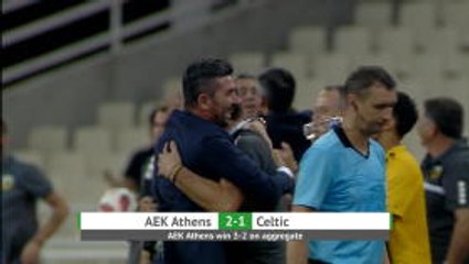 AEK Athens 2-1 Celtic (AEK Athens win 3-2 on aggregate)