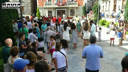 EL CHUPINAZO DE INICIO DE LAS FIESTAS DE NAVIA 2018