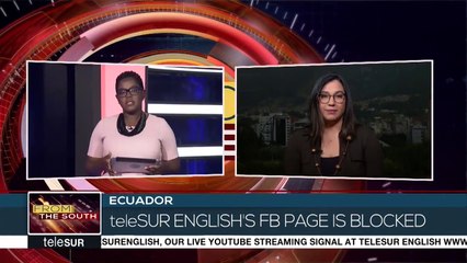 Facebook Removed the TeleSUR English Page