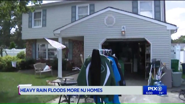 Heavy Rain Floods More Homes in New Jersey; Governor Declares State of Emergency